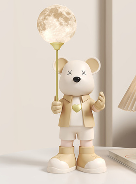 网红暴力熊摆件客厅桌面摆件家居饰品电视柜旁玄关酒柜装饰品卧室