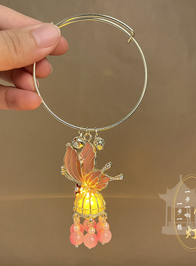 古风手镯发光流苏灯笼手饰宫廷仙