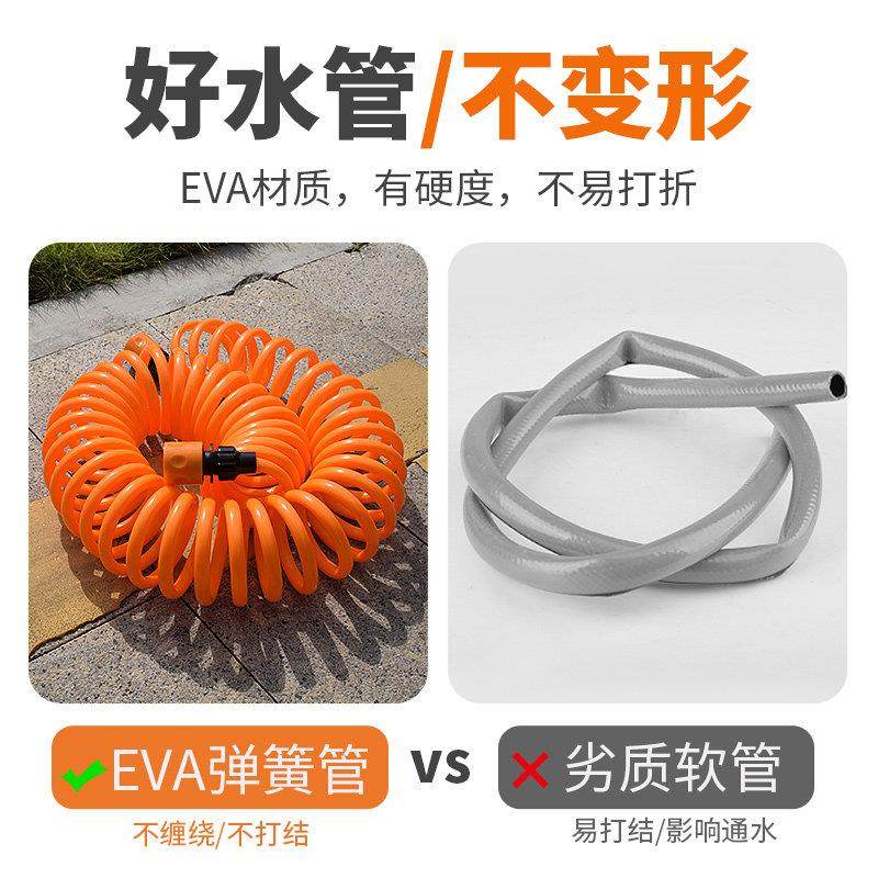 家用弹簧伸缩水管软管高压力水枪接自来水龙头喷枪浇花冲洗车专用,淘宝优惠券,粉丝福利购,淘宝优惠卷