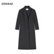 ERINRAE冬季新品法式廓形长款大衣羊毛双面呢保暖外套EH464081WO