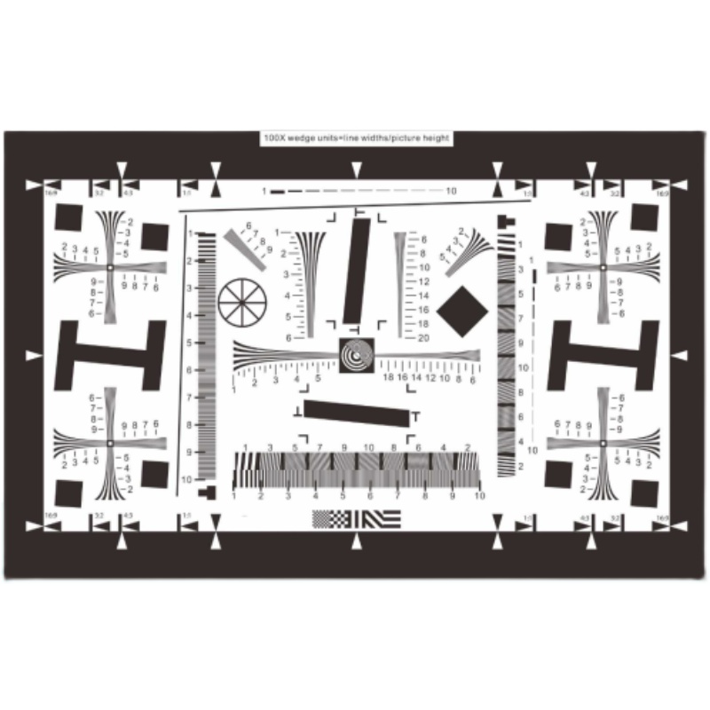 分辨率测试卡 清晰度测试卡 ISO12233分辨率测试 MTF测试 - 图1