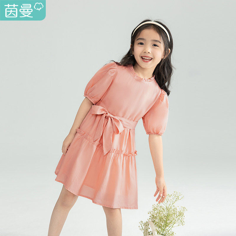  茵曼童装outlet店连衣裙