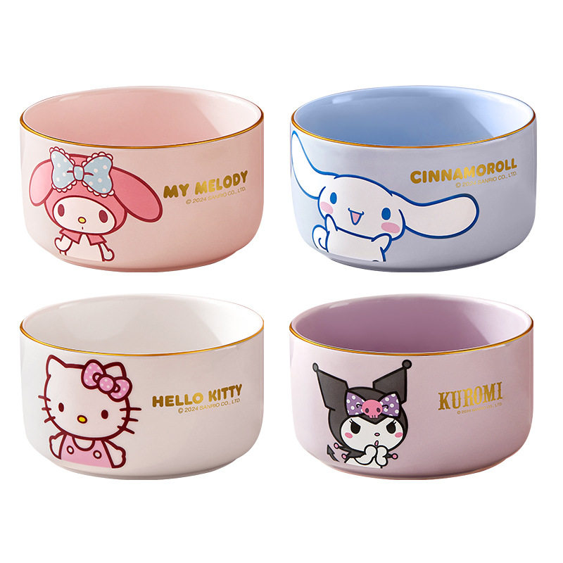 三丽鸥面碗家用大号高级感陶瓷特别好看的吃螺蛳粉碗可爱汤碗单个