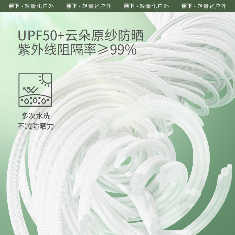 蕉下凉感防晒口罩AL833护眼角男女士遮脸防紫外线夏夏季面罩焦下 - 图1