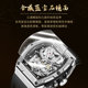 Officially Certified Mechanical Silver Dragon Men's Mechanical Watch