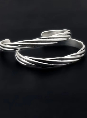 现货MMM风数字开口手镯M6