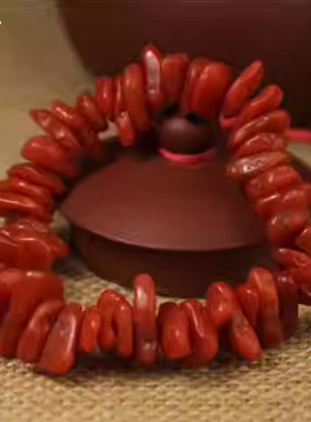 保山南红玛瑙随形手链