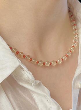 黄水晶南红女招财转运闺蜜礼物