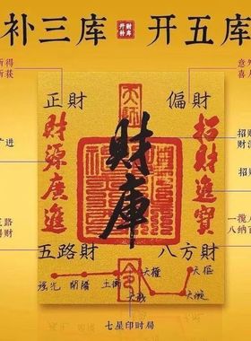 开财库手机贴2025蛇年招财进宝