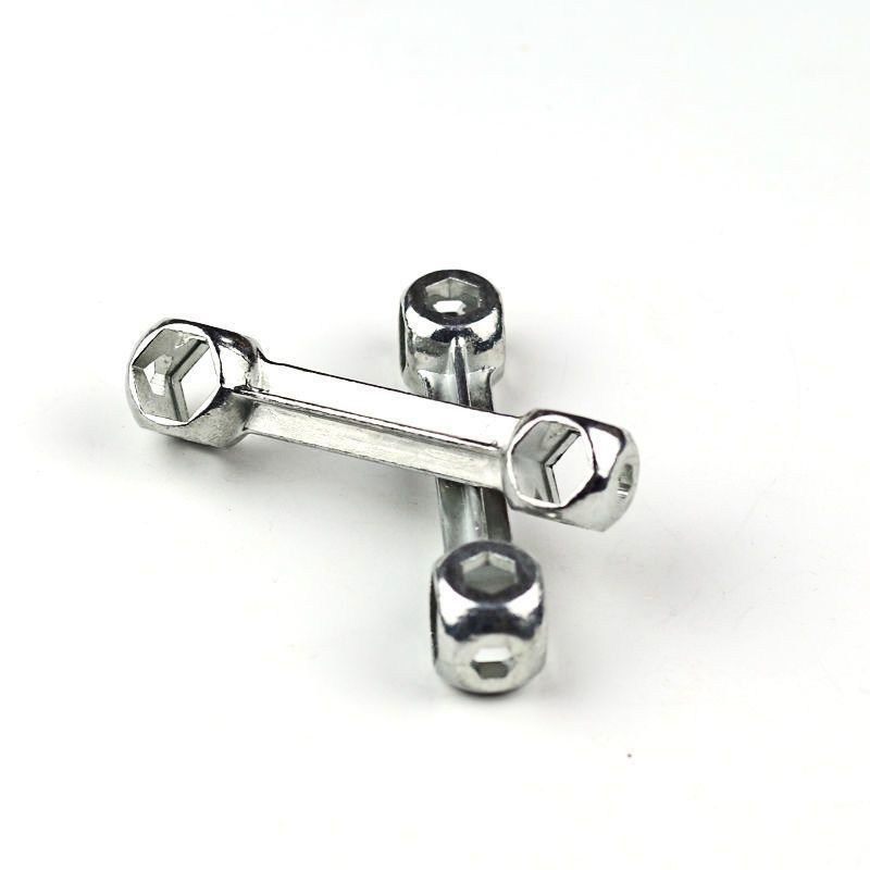 多功能外六角扳手十合一便携迷你六角狗骨头扳手多孔维修工具板手