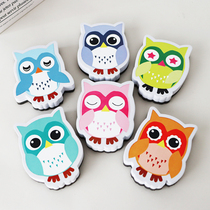 Cartoon Owl Creative Board of absorbing magnetic white blackboard eraser Home Childrens drawing board Special teaching aids for children