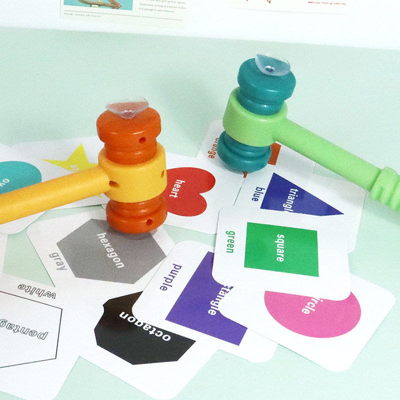 吸盘锤双面锤头可吸卡片趣味识字桌面敲打吸吸乐闪卡道具互动玩具,淘宝优惠券,粉丝福利购,淘宝优惠卷