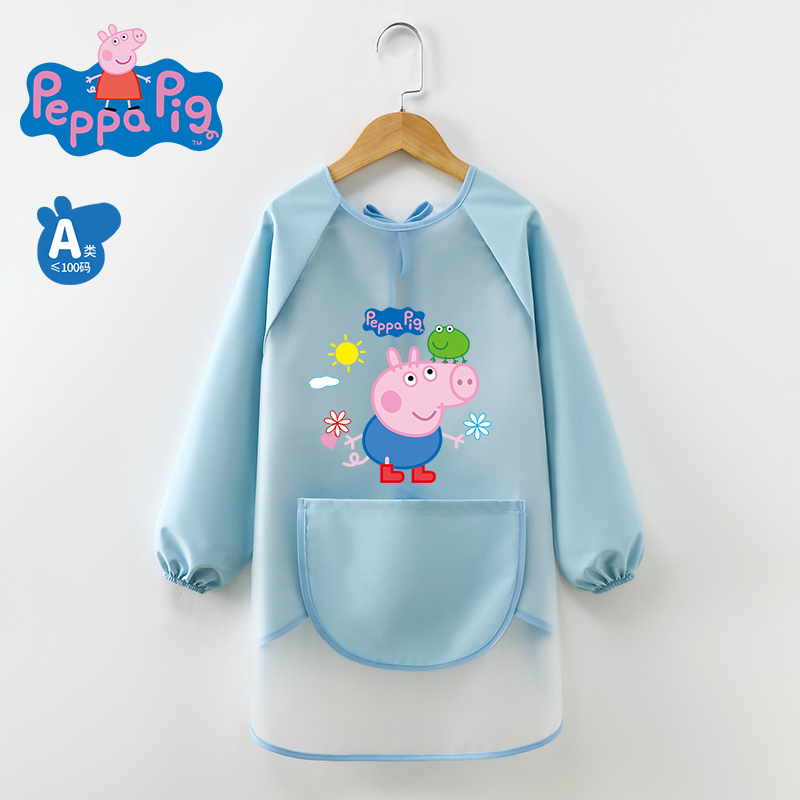 Peppa Pig Cartoon Polyester Fiber Coverall Waterproof