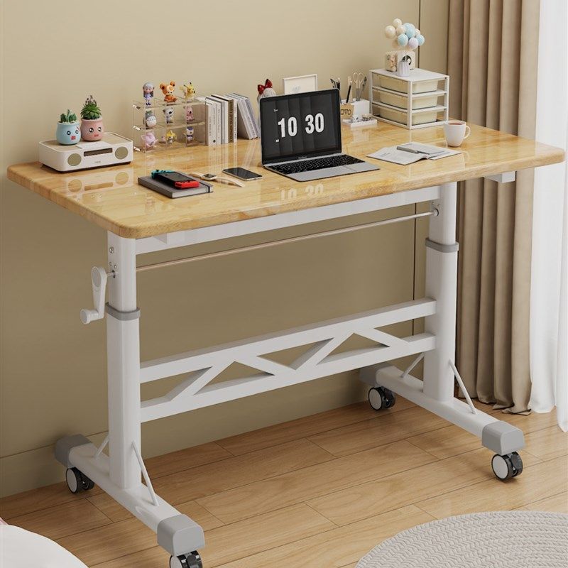 手摇式可升降桌腿茶几支架可调节书桌台面架子小尺寸桌脚带滑轮,淘宝优惠券,粉丝福利购,淘宝优惠卷