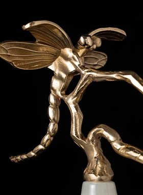 源盛集珍招财装饰品高端大气办公室开运铜葫芦博古架开业乔迁礼物