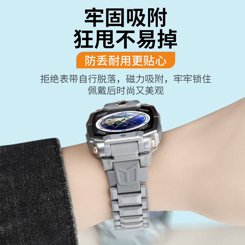 适用小天才儿童电话手表Z11/Z10表带Z9/Z8/Z6pro少年版升级磁吸闪扣腕带Z7A/Q1R/Q2A/D2/D5/Q3/Z5/D3S/N5腕带 - 图1