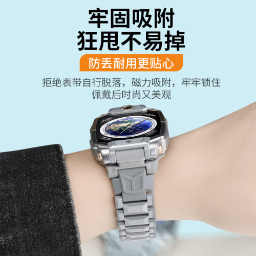 适用小天才儿童电话Z12手表Z11/Z10表带Z9/Z8/Z6pro少年版升级磁吸闪扣腕带Z7A/Q1R/Q2A/D2/D5/Q3/Z5/D3S腕带 - 图1