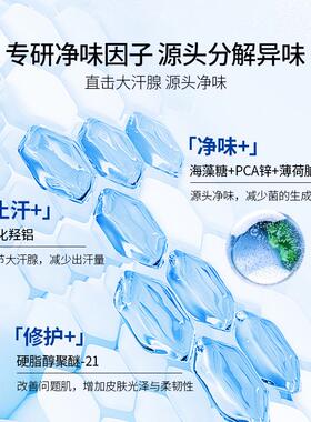 LAVER莱薇尔止汗露腋窝下异味汗净臭味水干爽香体止汗滚走珠男女