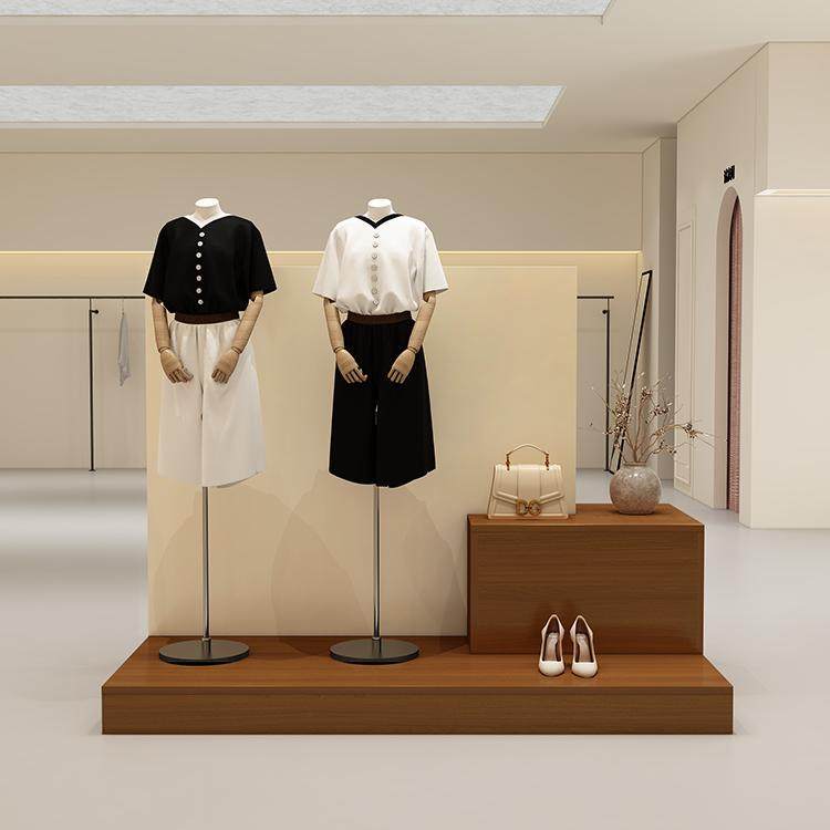 服装店橱窗展示台女装店模特展示台店铺中岛台鞋包包陈列柜摆件台,淘宝优惠券,粉丝福利购,淘宝优惠卷