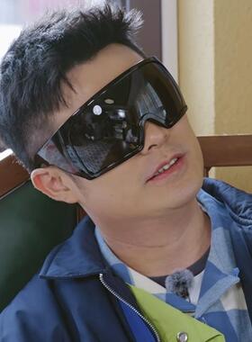 陈赫五哈同款墨镜男女大框防紫外线防晒骑行防风眼镜护目镜太阳镜