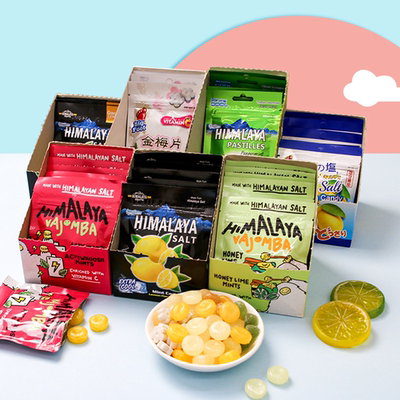 【自营】马来西亚进口大马碧富牌清凉海盐薄荷咸柠檬味糖himalaya