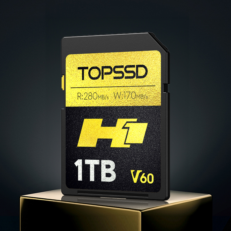 天硕（TOPSSD）高品质V60SD卡相机内存储卡摄像单反高速双芯H1-1T-图1