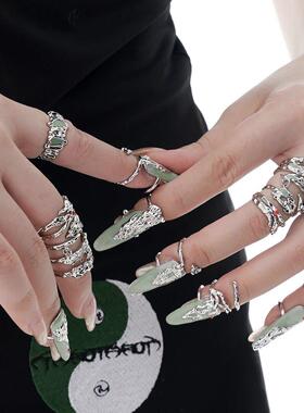 美到犯规!潮流家新中式美学指甲戒 “豆沙为帘 朱砂为痣”