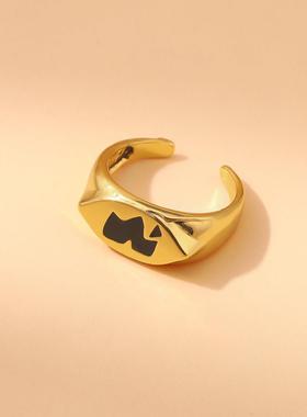 游戏无畏契约周边不死鸟火男戒指瓦罗兰特金色戒指时尚开口指环