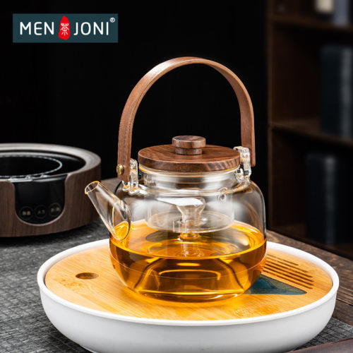 Men&Joni日式玻璃煮茶壶耐高温花茶壶养生壶家用电陶炉煮茶器-图1