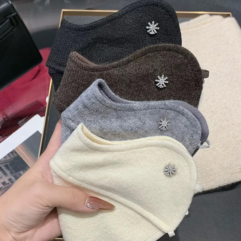 羊毛秋冬季保暖口罩女高颜值2025新款透气防寒防冻脸冬天防风面罩,淘宝优惠券,粉丝福利购,淘宝优惠卷