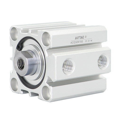 原装亚德客小型气动大推力薄型气缸ACQ32*5X10X15X25X30X40X50-S - 图2