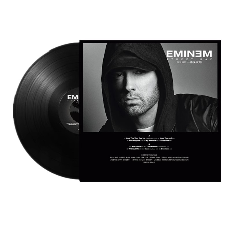 正版 埃米纳姆 Eminem 街头说唱 LP黑胶唱片12寸唱盘留声机大碟片 - 图0