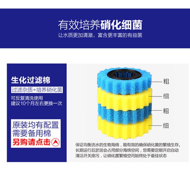 森森鱼池过滤器过滤棉池塘过滤器专用棉CPF和CPA专用生化棉 - 图1