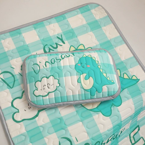 Шелковый детский мультяшный дышащий коврик для новорожденных, детская кроватка для детского сада