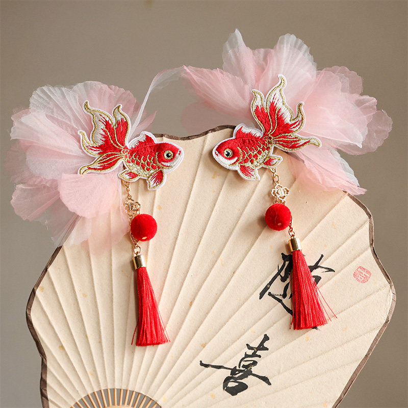 2026马年蝴蝶结发夹会动的小马对夹红色喜庆边夹新年儿童招财发饰,淘宝优惠券,粉丝福利购,淘宝优惠卷