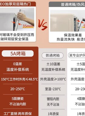 高比克5A风炉家用电烤箱大容量 烘焙发酵功能烤箱