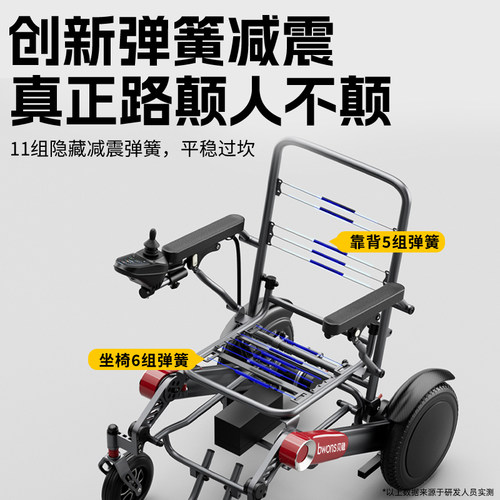 国家补贴贝稳电动轮椅智能全自动老年人专用残疾轻便可折叠代步车 - 图2
