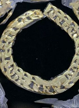 Fashion New Exaggerated Chain Lock, Explosive Necklace, Men'