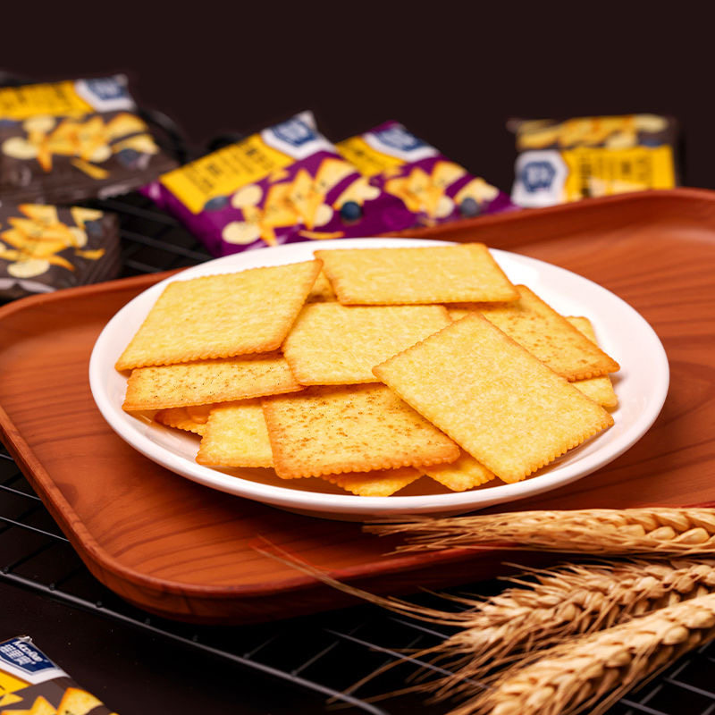 1猫里奥黑松露味薯脆薄饼干办公室下午茶休闲食品小零食独立包装