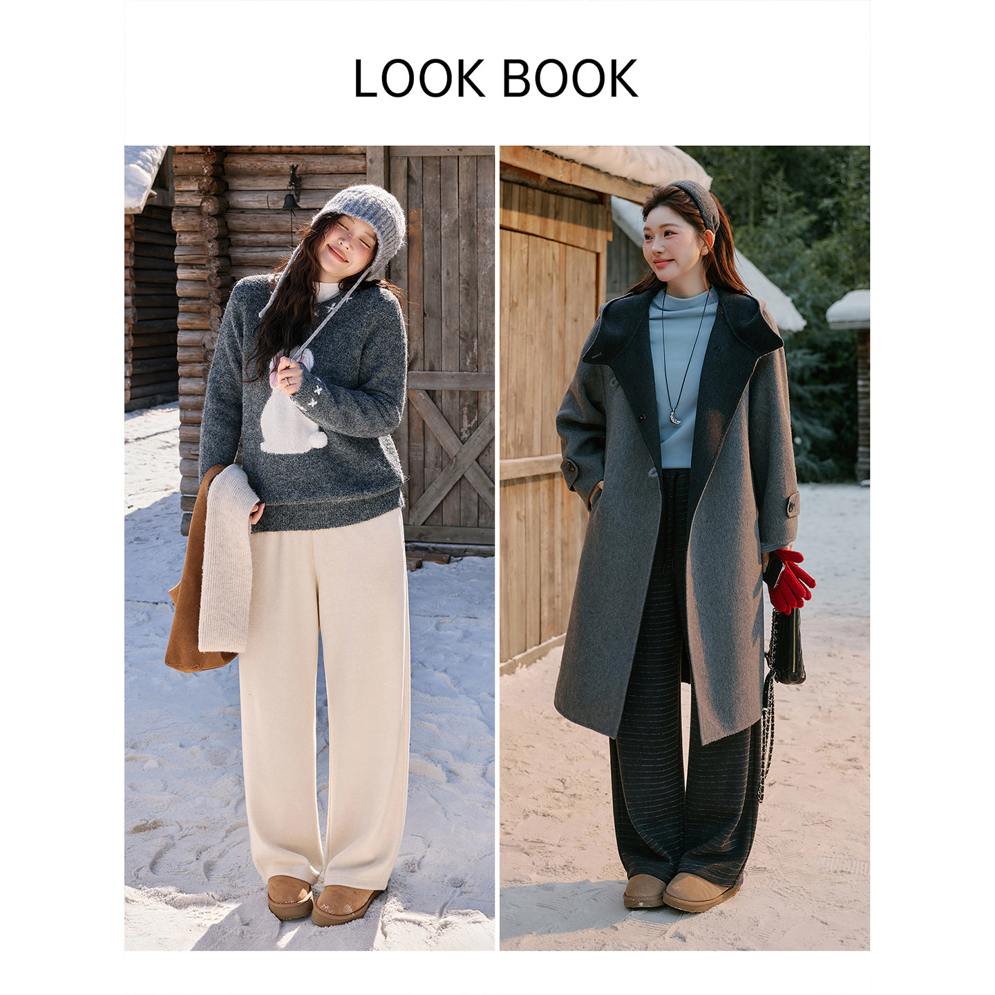 时然大码加绒休闲裤微胖mm冬季女装阔腿裤保暖加厚裤子高腰直筒裤,淘宝优惠券,粉丝福利购,淘宝优惠卷