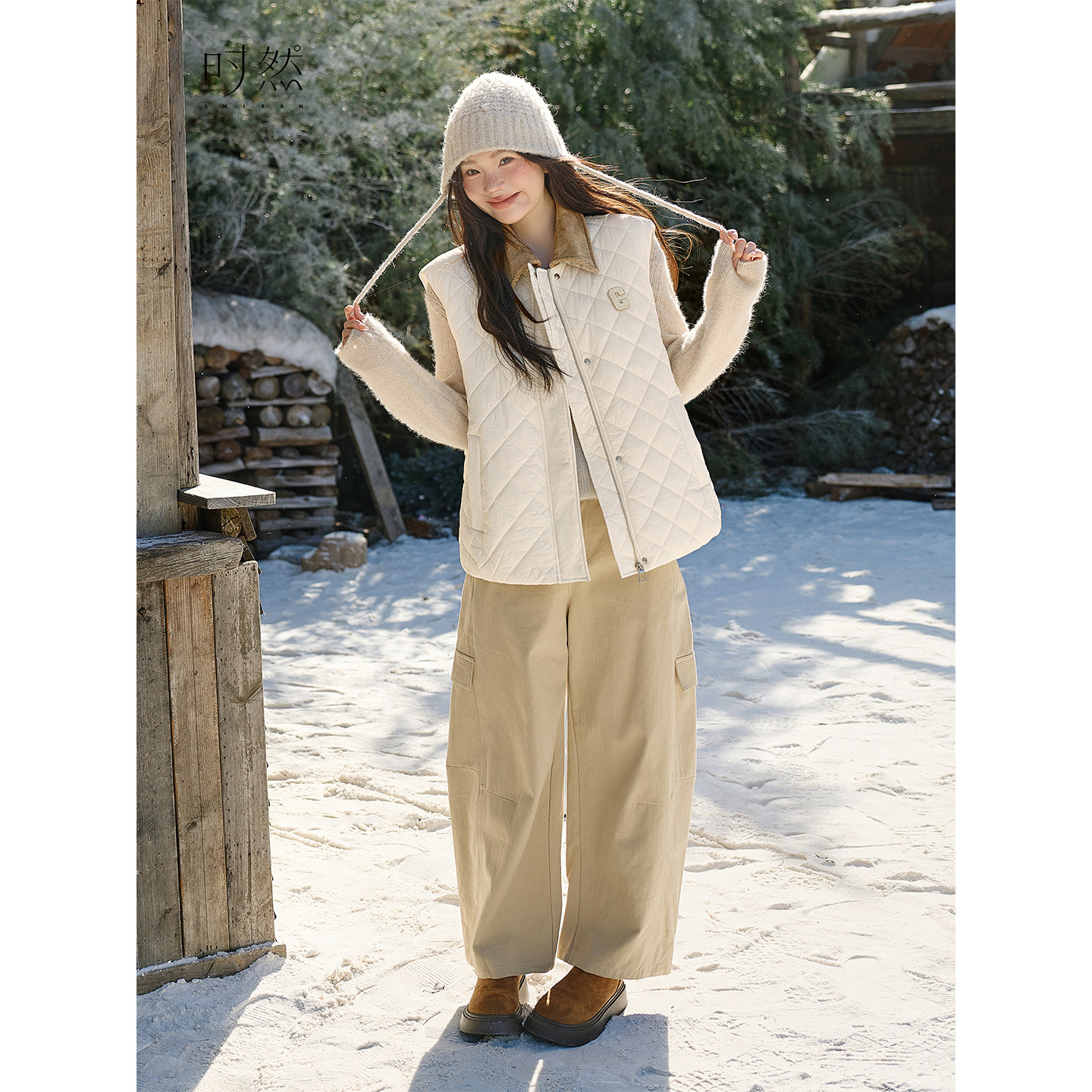 时然大码棉服马甲微胖mm冬季女装棉服马夹背心新款加厚棉袄秋冬,淘宝优惠券,粉丝福利购,淘宝优惠卷