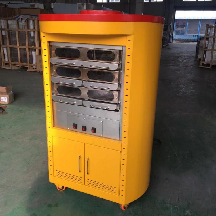 厂家直销6格抽屉式锅盔机 电子控温不粘连内胆 电加热锅盔机价格 - 图0