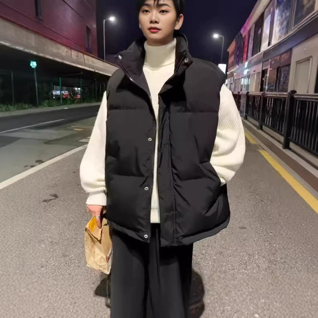 品质男装秋冬季韩版潮流加厚保暖棉马甲男女百搭宽松立领时尚坎肩,淘宝优惠券,粉丝福利购,淘宝优惠卷