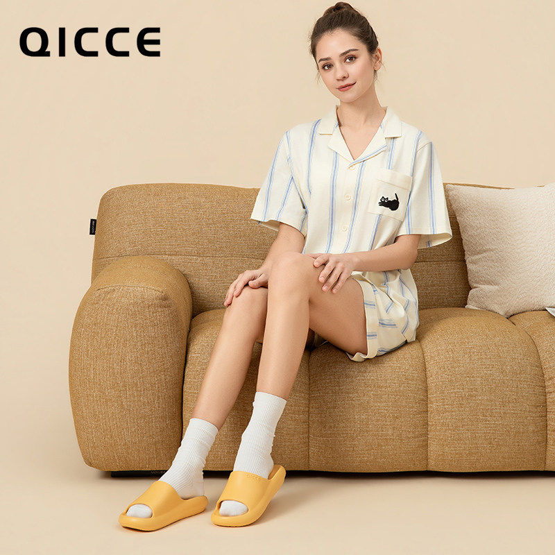 【轻臣】朵云家居情侣凉拖鞋女2026男外穿防滑EVA软底凉鞋拖鞋