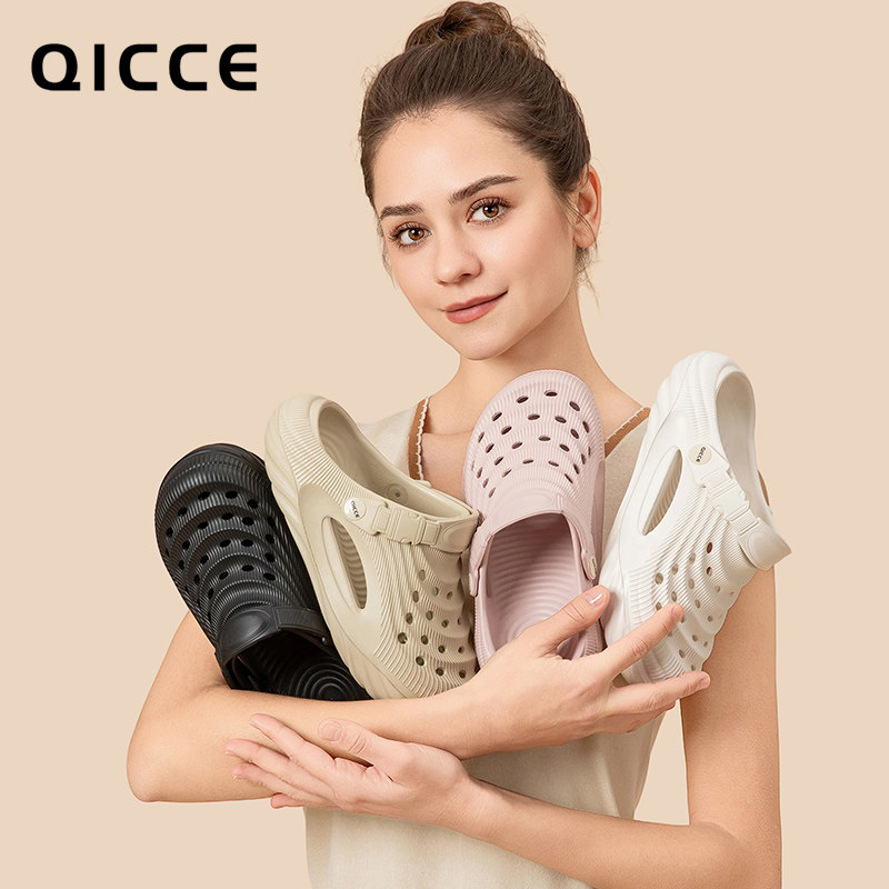 轻臣朔风运动洞洞鞋男女情侣款轻便EVA凉拖鞋夏季防滑沙滩半拖鞋 轻臣朔风运动洞洞鞋男女情侣款轻便EVA凉拖鞋夏季防滑沙滩半拖鞋