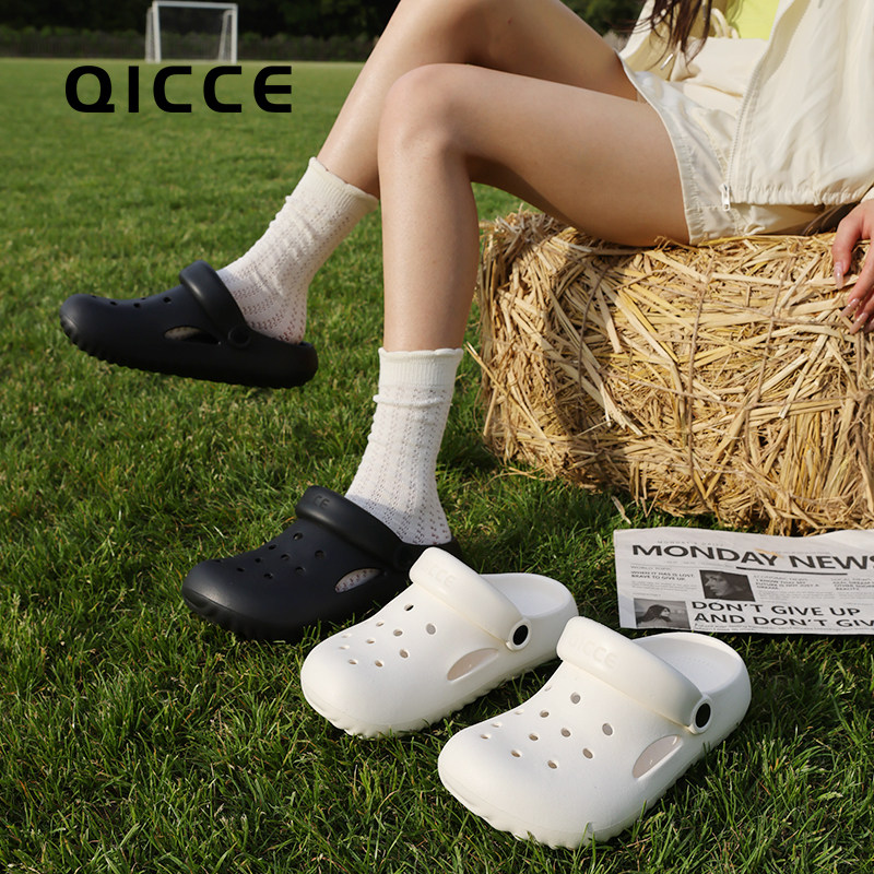 轻臣云里洞洞鞋情侣夏季EVA防滑凉拖鞋户外舒适云朵女鞋