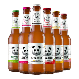 杰克熊猫原味小麦白啤275ml*6瓶