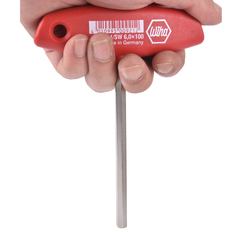 德国wiha威汉T型内六角扳手加长带手柄334进口六角螺丝刀单个超长 - 图1