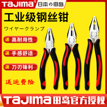 Japan Tian Dao Steel Wire Pliers Old Tiger Pincers Electrician Pliers 6 Inch 7 Inch 8 Inch Pliers Tool Wire Breaking Industrial Grade