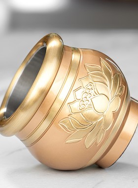 速发纯杯家用佛前贡供供佛杯净水杯圣水杯菩萨铜水杯佛具用品大全